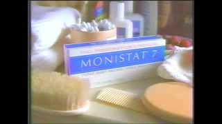 1992 Monistat 7 Yeast infection remedy Commercial [upl. by Desmund641]