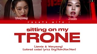 ‘Throne’ Jennie amp Wonyoung color coded lyrics [upl. by Gweneth373]