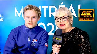 Ilia MALININ🇺🇸NBC Interview Talks 6 Quads amp Winning Worlds NBC4K [upl. by Iow]