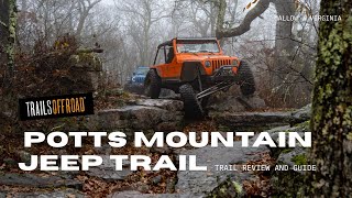 Virginias Potts Mountain Jeep Trail [upl. by Marden]