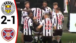 St Mirren vs Hearts 21 Toyosi Olusanya Goal All Goals and Extended Highlights [upl. by Htrap]