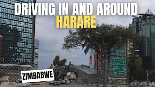 Driving In And Around Harare Zimbabwe [upl. by Orsa433]