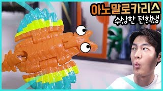 아노말로카리스 공룡 장난감이 학교에 오다 공룡메카드 상황극 Anomalocaris dinosaur toy [upl. by Pelson]