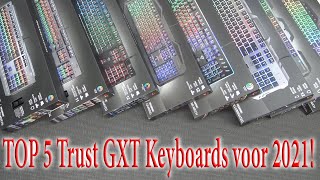 Top 5 Trust GXT Gaming Keyboards voor 2021 [upl. by Anegroeg]