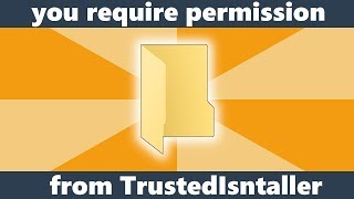 Fix you require permission from TrustedInstaller to change this folder Windows 1110817 [upl. by Criswell553]