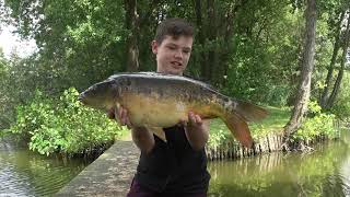 top visdag aan de leemputten in Esbeek met 6 karpers en een nieuw pb [upl. by Yelda]