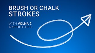 Brush or Chalk Strokes in After Effects with Stop Motion Animation using Volna plugin [upl. by Elmo]