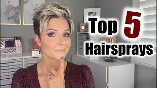 Top 5 Hairsprays  I Finally Found the ONE [upl. by Oznole]