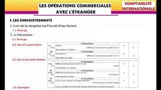 Les opérations commerciales avec létranger  Partie 1 [upl. by Nala]