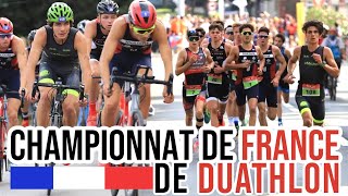 Championnat de France de Duathlon  5km CAP20km BIKE25km CAP  Junior Homme  Race  Noyon 2021 [upl. by Hereld]