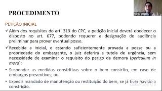 14ª AULA EMBARGOS DE TERCEIRO  Prof Carlos Wagner [upl. by Primavera247]