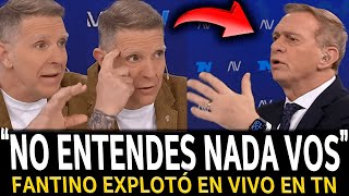 ¡FANTINO EXPLOTÓ con BONELLI en VIVO en TN y le CANTÓ LA VERDAD [upl. by Collbaith]