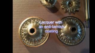 Vintage Sconce Torchiere Lamp Restoration [upl. by Orhtej]