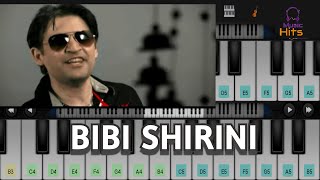 Piano Music  Bibi Shirini  Pashto Song New Instrumental Full Piano Tutorial [upl. by Sy]