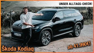 Skoda Kodiaq im AlltagsTest 2025 Wir fahren das NEUE SUV ab 41990€ Fahrbericht  Review  Test [upl. by Anayhd]