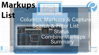 Bluebeam Revu Markups List [upl. by Keil]