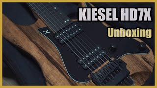 Kiesel Guitars  Delos Headless 7 Unboxing [upl. by Anahsor]