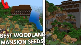 🔥SEEDS Best Minecraft Seeds 121 Bedrock WOODLAND MANSION SEEDS Minecraft pocket edition [upl. by Renell638]