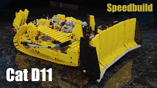 LEGO 42131 Cat D11 Bulldozer Speedbuild  42131 LEGO Cat D11 Rendered  Blender Geometry Nodes 33 [upl. by Bealle633]