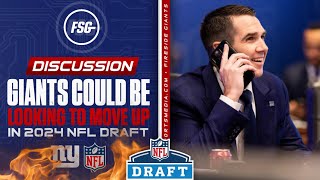 Giants Could be Looking to Move Up in 2024 NFL Draft  Insiders Generating Buzz [upl. by Ludwig287]