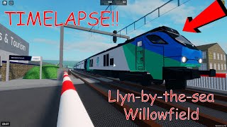 TIMELAPSE  Llynbythesea  Willowfield Class 68  Roblox SCR [upl. by Pembrook]