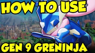 HOW TO USE GRENINJA Best Greninja Moveset for Pokemon Scarlet and Violet [upl. by Iphigenia132]