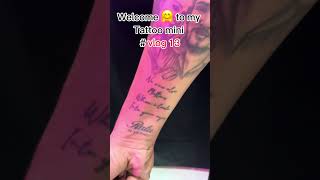 Tattoo mini vlog 13 coverup tattoo ink tattovlog tattoo tattooink coveruptattoo tattooking [upl. by Paz]