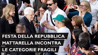 2 giugno Il Presidente Mattarella nei giardini del Quirinale [upl. by Carlile475]