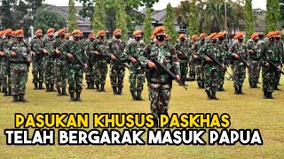 Pasukan Khusus Paskhas Penyerbu Langit TNI Telah Bergerak Masuk Papua [upl. by Kcirederf]