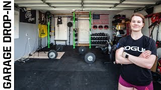 Personal Trainer Turns Garage Into a CrossFit Gym  Garage Gym DropIn [upl. by Maryjane]