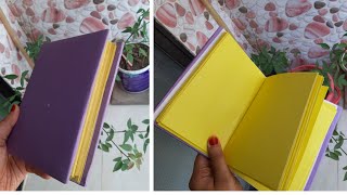 Notebook Making  Diary Making  DIY Diary [upl. by Naujet]