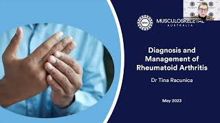 Diagnosis and management of Rheumatoid Arthritis [upl. by Danzig]