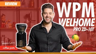 WPM Welhome Pro ZD10T Filter Coffee Grinder  Review [upl. by Ayotac899]