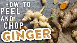 How to Peel and Chop Ginger  MyRecipes [upl. by O'Hara]