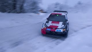 Takamoto Katsuta testing 13122023  Day 1  Toyota GR Yaris Rally 1 [upl. by Hildick]