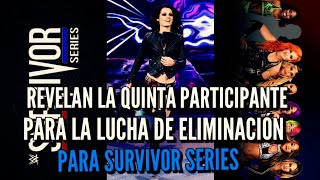 Noticias WWE Revelan a la Quinta participante para la lucha de eliminación para Survivor Series [upl. by Enyaht]