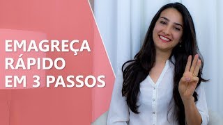 3 passos para emagrecer de forma rápida • Nutrição • Casule Saúde e Bemestar [upl. by Ally]