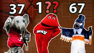 I ranked all 68 Mascots in the NCAA Tournament [upl. by Gwendolen]