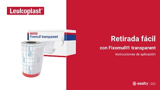 Leukoplast  Retirada fácil con Fixomull transparent [upl. by Pamelina930]