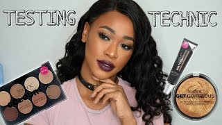 TESTING TECHNIC MAKEUP EVERYTHING UNDER £5 [upl. by Oilerua]