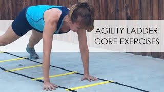 Agility Ladder Core Workout  Abs arm and upper body exercises using a speed ladder [upl. by Brackett]