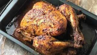 Whole chicken roast recipe  Indian Style whole roasted chicken recipe in oven [upl. by Nosimaj]