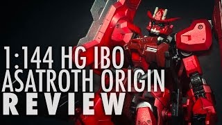 1144 HG Gundam Astaroth Origin Gundam Iron Blooded Orphans  REVIEW [upl. by Parke]