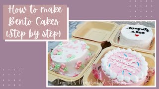 BENTO CAKES step by step tutorial [upl. by Enella]