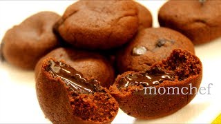 DARK CHOCOLATE FILLED CHOCOLATE COOKIES  EGGLESS  NO OVEN [upl. by Akcinahs117]