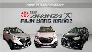 2018 NEW AVANZA X 15X G  AVANZA CROSSOVER MANA YANG PALING KEREN WARNANYA [upl. by Ettenoj478]