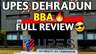 UPES DEHRADUN😍 BBA 2023 Full Review Admission ProcessFee StructurePlacementsCollege Facilities [upl. by Inez106]