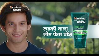 HIMALAYA MEN Pimple Clear Neem Face Wash HINDI [upl. by Michail985]