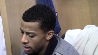 Utah Jazz Players Gordon Hayward and Trey Burke discuss the teams 10873 win over the Brooklyn Nets [upl. by Euqinahc248]