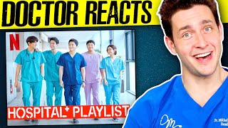 Doctor Reacts To Hospital Playlist  Medical KDrama Review [upl. by Odrawde20]